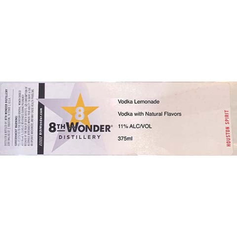 8th Wonder Vodka Lemonade 375ML BTL