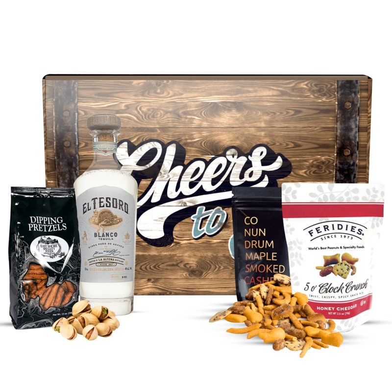 El Tesoro Tequila Gift Basket Cheers
