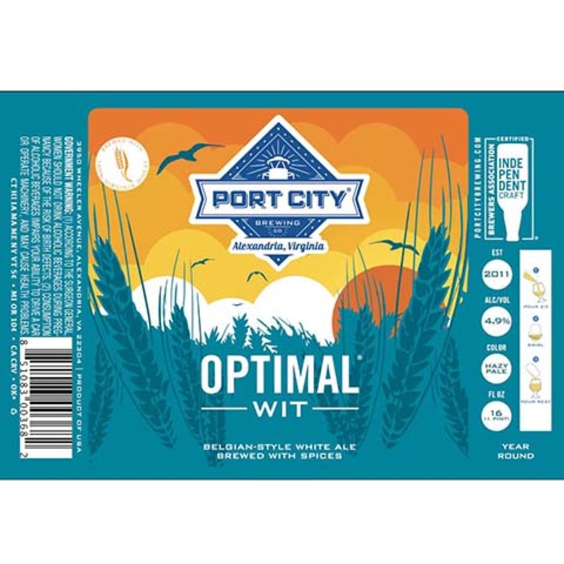 Port City Optimal Wit 16OZ CAN