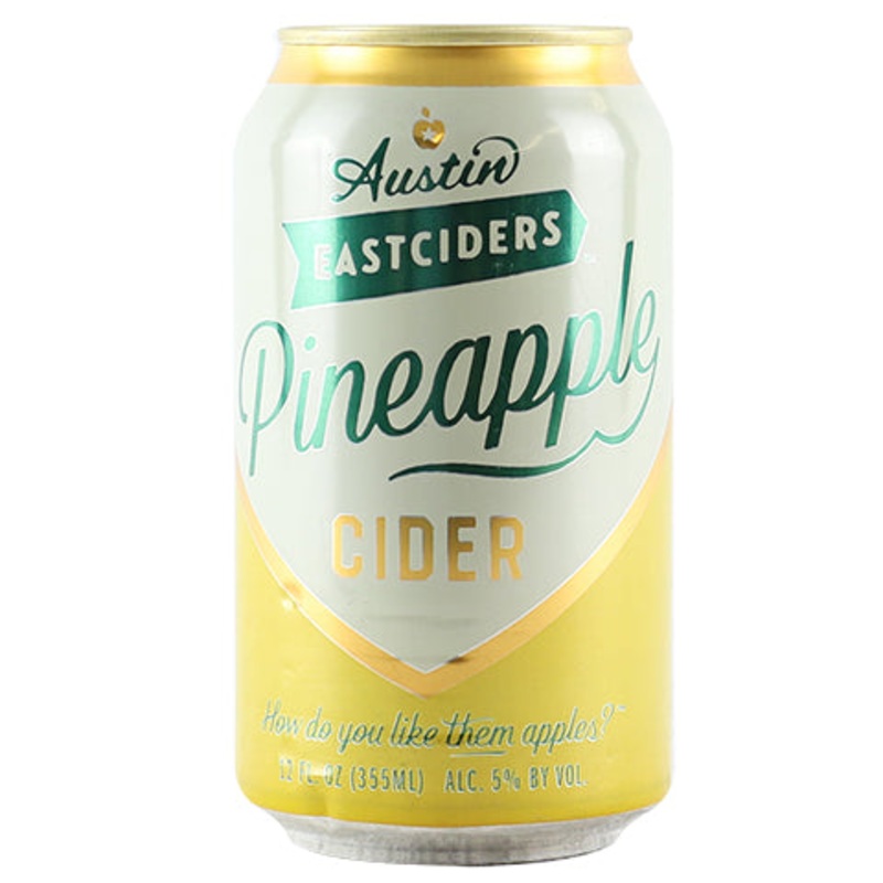 Austin Eastciders Pineapple Cider 12OZ SINGLE CAN