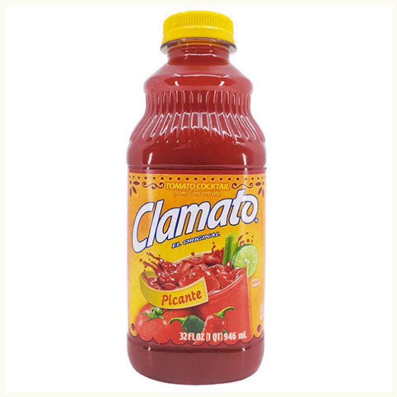 Clamato ‘Picante’ Tomato Cocktail 32OZ BTL