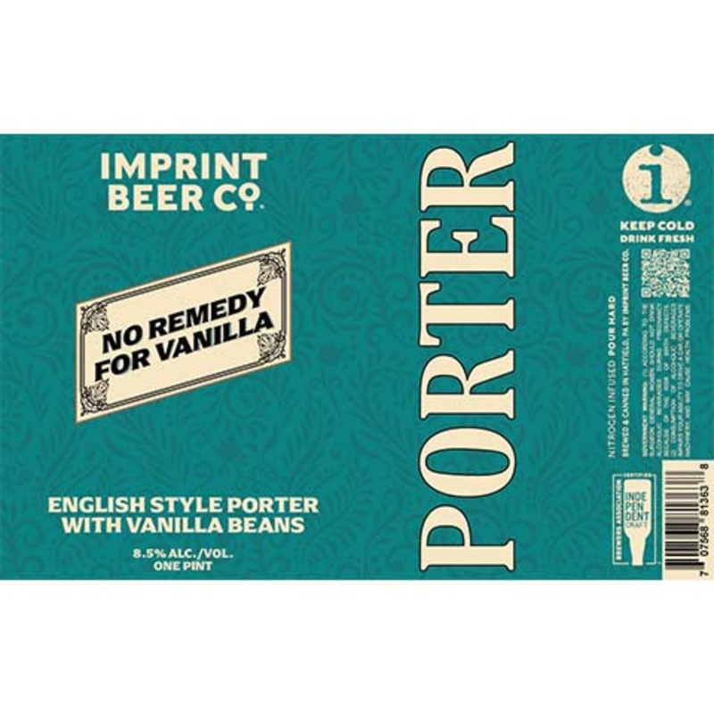 Imprint No Remedy for Vanilla Porter 16OZ SINGLE CAN