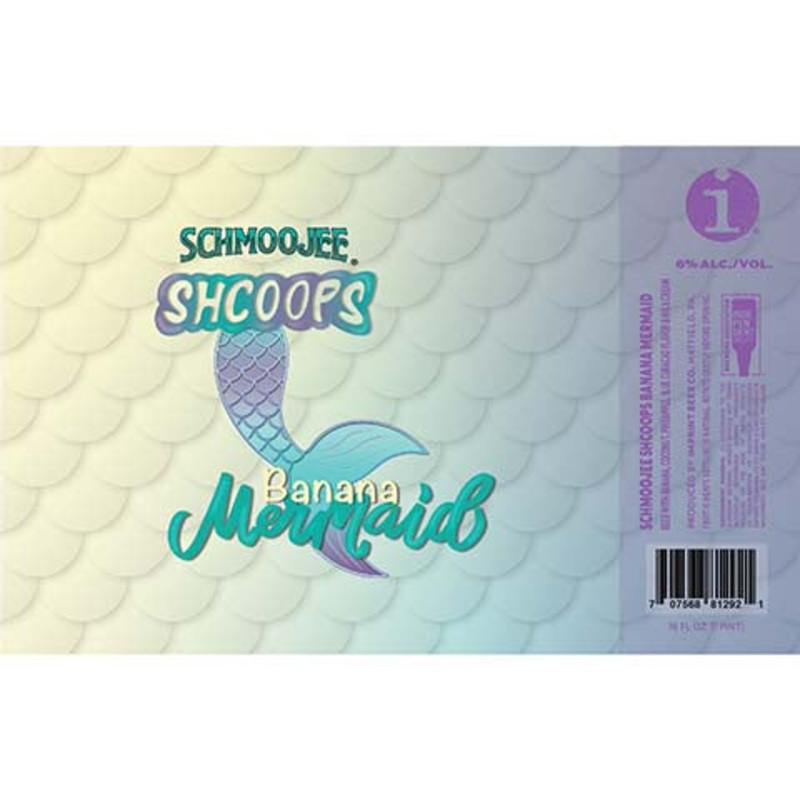 Imprint Schmoojee Shcoops Banana Mermaid 16OZ SINGLE CAN