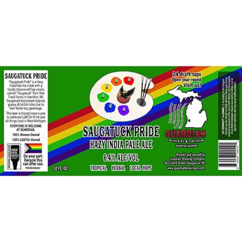 Saugatuck Pride Hazy IPA 12OZ SINGLE CAN