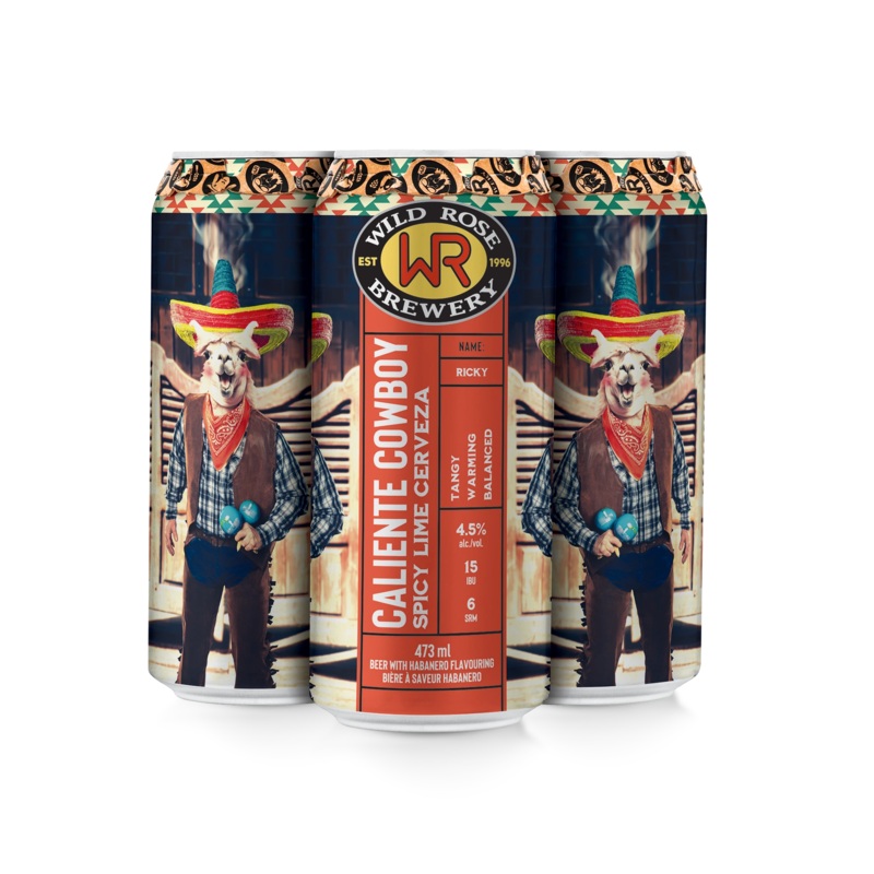 WILD ROSE JALAPENO LIME MEXICAN LAGER 473ML 4PK CAN @ Windermere [1053388] 1892 ml