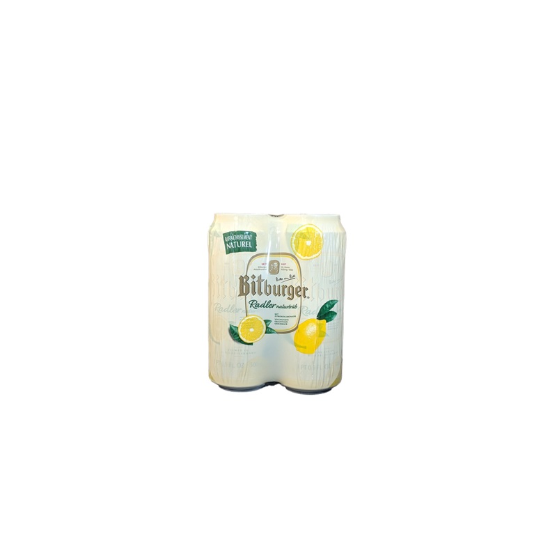 Bitburger Radler 4 Pack Cans