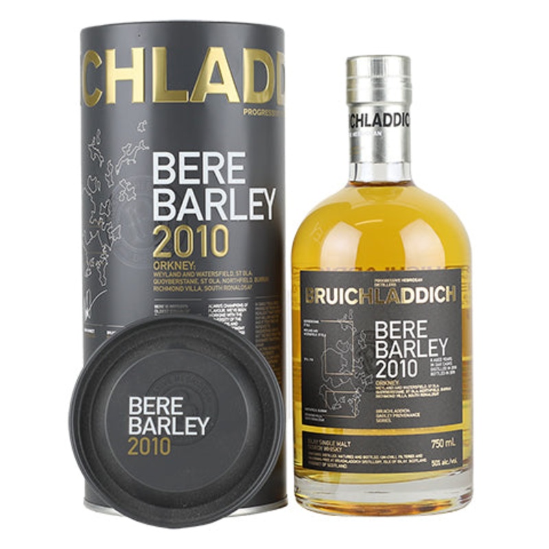 Bruichladdich Bere Barley 2010 Unpeated Islay Single Malt Scotch 750ML BTL