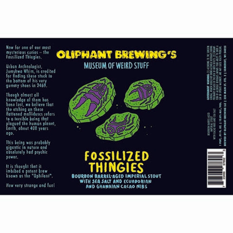 Oliphant Museum of Weird Stuff Fossilized Thingies Imperial Stout 500ML BTL
