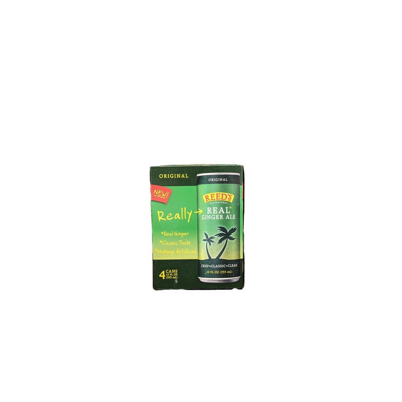 Reeds Real Ginger Ale 4 Pack Cans