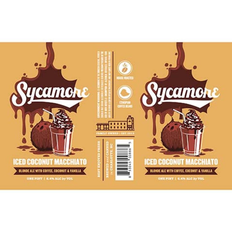 Sycamore Iced Coconut Macchiato Blonde Ale 16OZ SINGLE CAN
