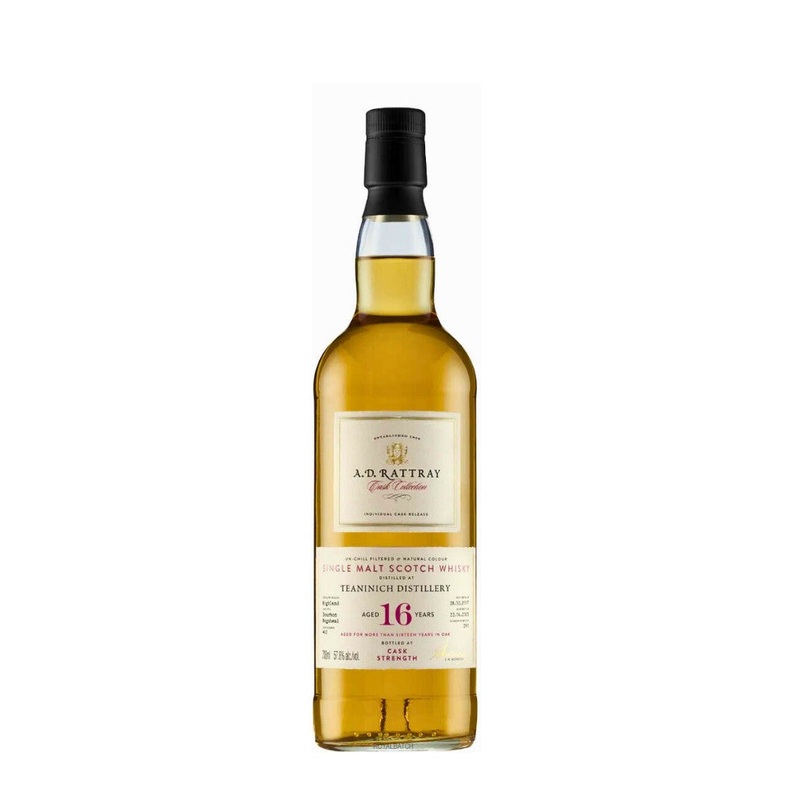 A.D. Rattray Single Malt Scotch Whisky Teaninich Distillery 16 Year Whisky 700mL