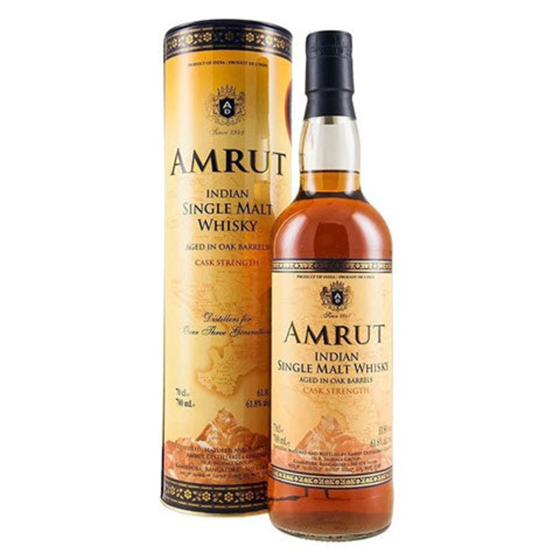 Amrut Cask Strength Single Malt Indian Whisky 750ML BTL