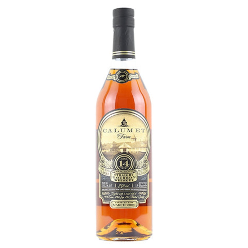 Calumet Farm Single Rack Black 14 Year Old Bourbon Whiskey 750ML BTL