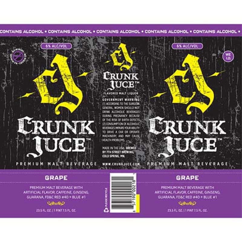 Crunk Juce Grape 23.5OZ SINGLE CAN