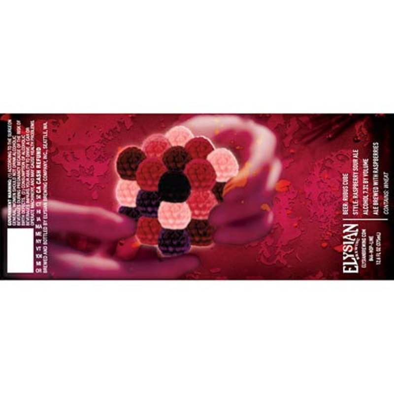 Elysian Rubus Cube Raspberry Sour Ale 12OZ SINGLE BTL