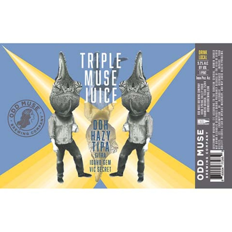 Odd Muse Triple Muse Juice DDH Hazy TIPA 16OZ SINGLE CAN