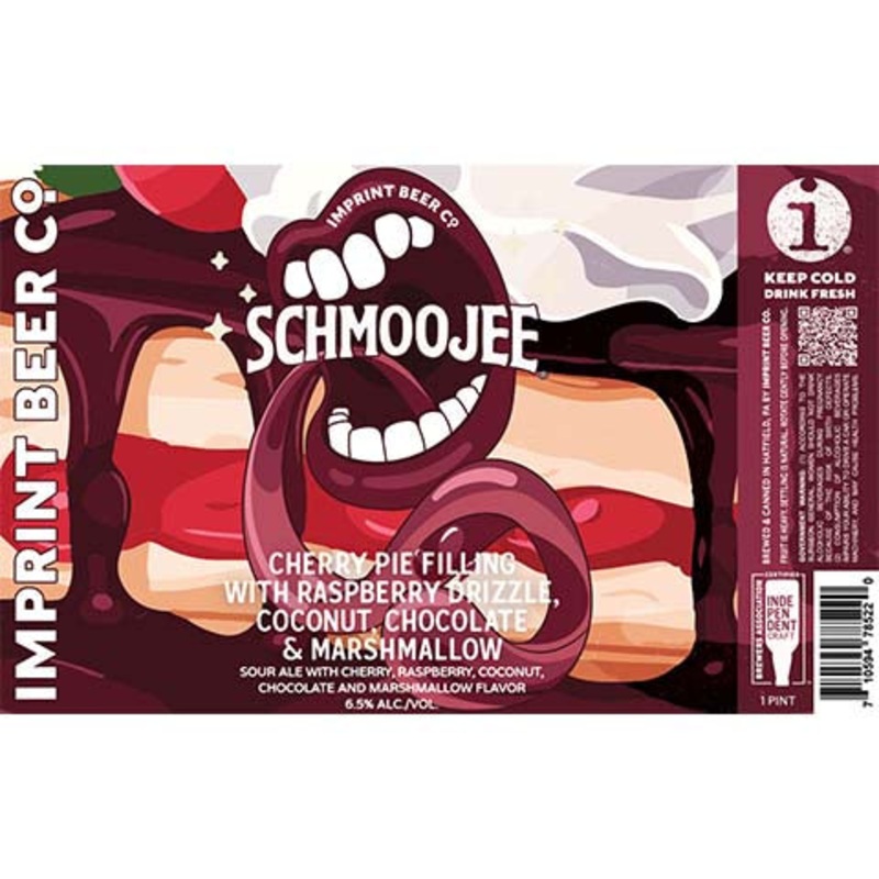 Imprint Schmoojee Cherry Pie Filling Sour 16OZ SINGLE CAN