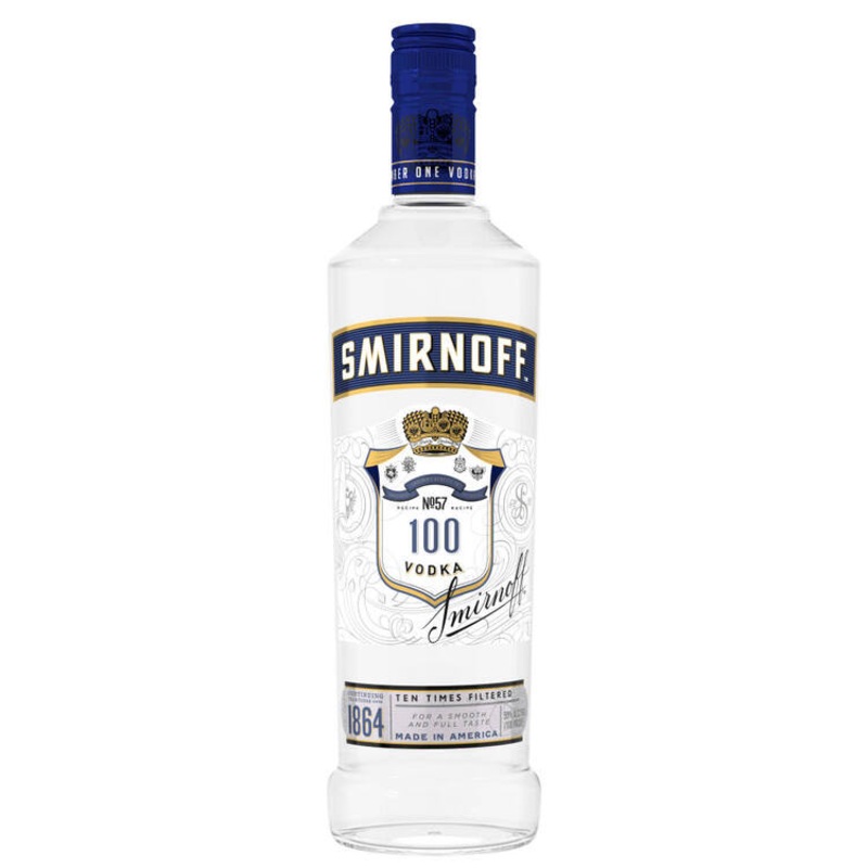SMIRNOFF VODKA 100 750ML 750ML