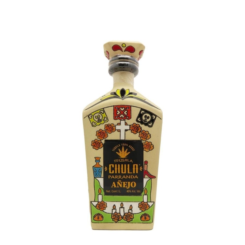 Chula Parranda Tequila Aejo Catrina 1L (Ceramic Bottle)