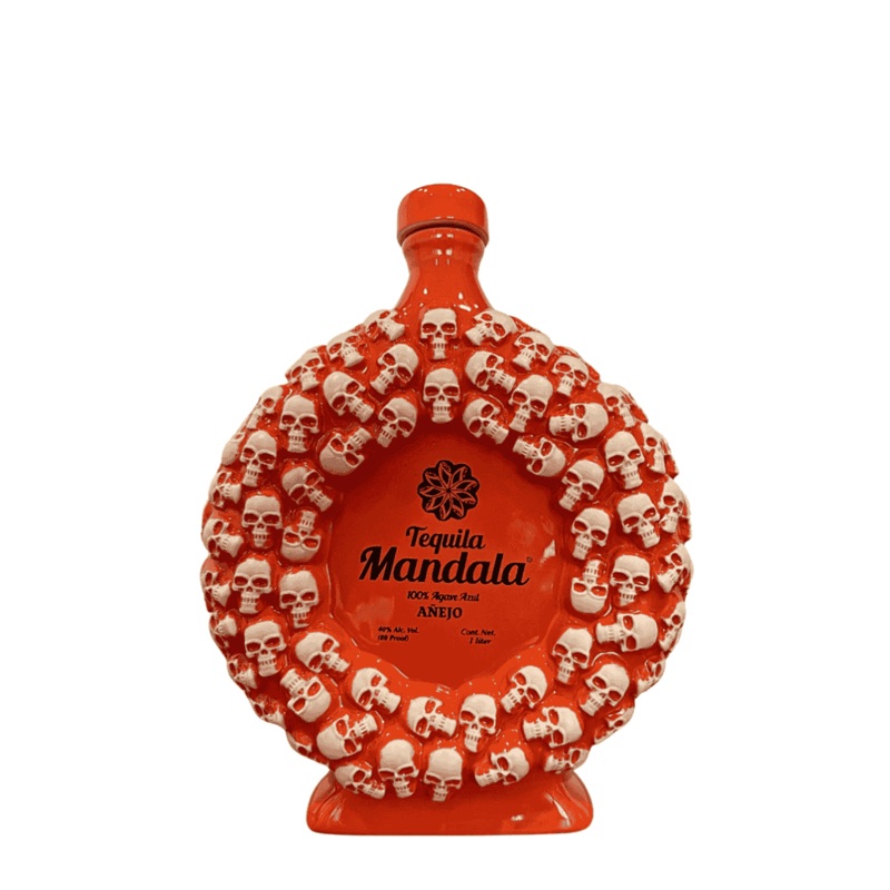 Mandala Dia de los Muertos Day of the Dead Limited Edition Aejo Tequila 2024 1L