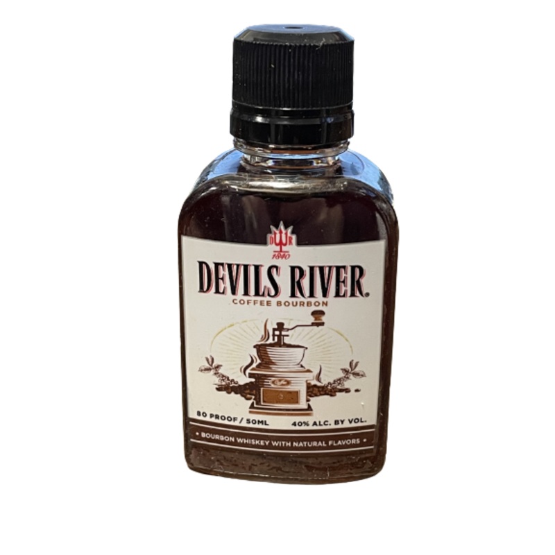 Nip Bourbon Devils River Coffee
