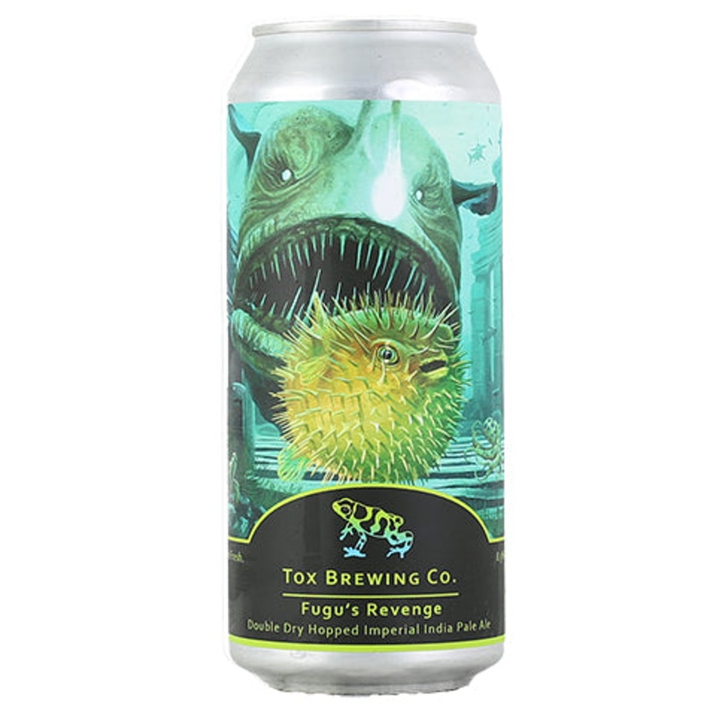 Tox Fugu’s Revenge DDH Imperial IPA 16OZ SINGLE CAN