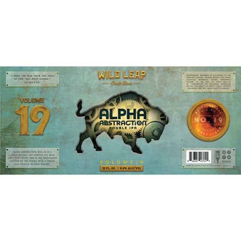 Wild Leap Alpha Abstraction DIPA Volume 19 12OZ SINGLE CAN