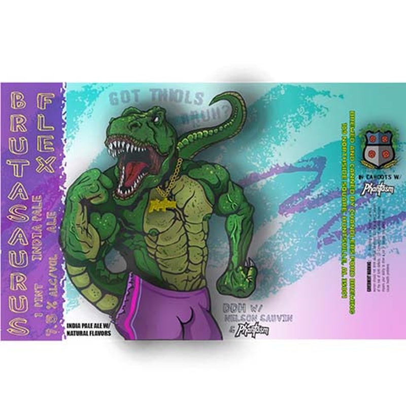 Chandler’s Ford Brutasaurus Flex IPA 16OZ SINGLE CAN
