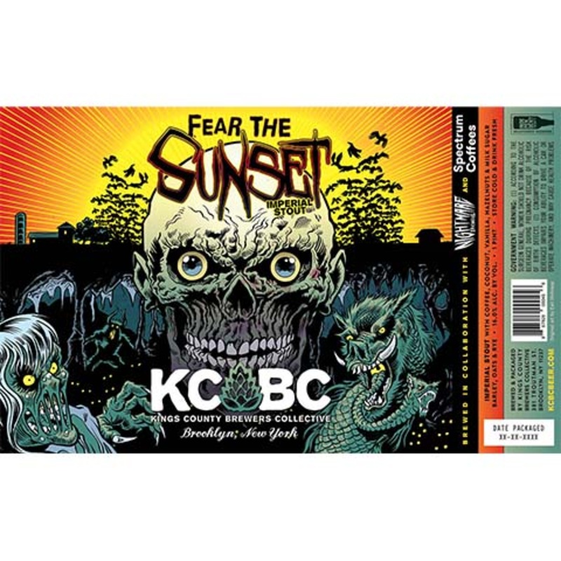 Kings County Brewers Collective Fear The Sunset Imperial Stout 16OZ SINGLE CAN