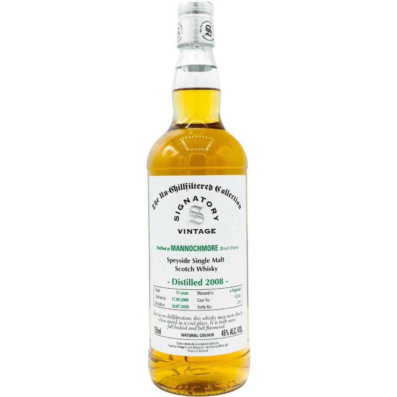 Signatory The Un-Chillfiltered Collection 11 Year Old Mannochmore 2008