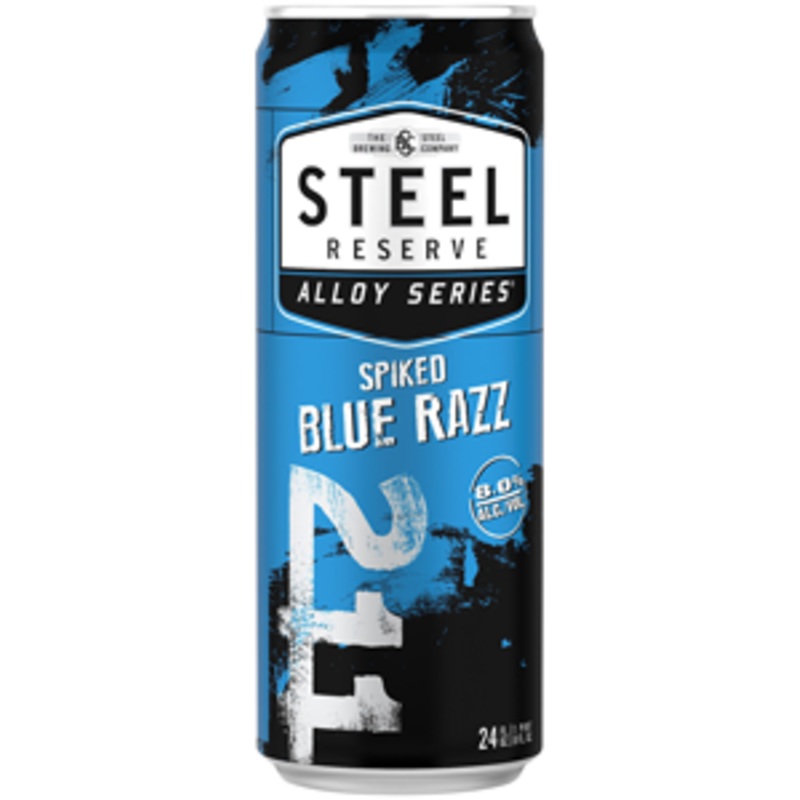 Steel Reserve Spiked Blue Razz 12 – 24oz Cans
