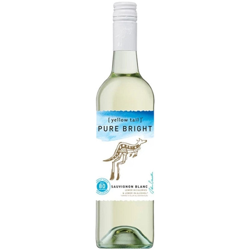 YELLOW TAIL SAUVIGNON BLANC PURE BRIGHT ONLY 80 CALORIES SOUTH AUSTRALIA 750ML 750ML