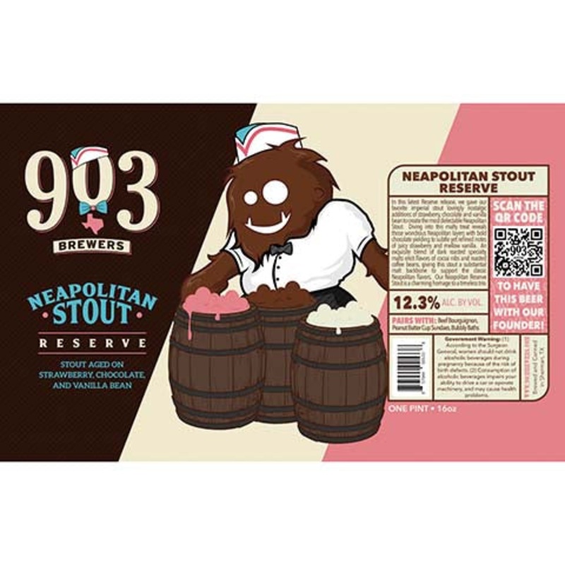 903 Brewers Neapolitan Stout 16OZ SINGLE CAN