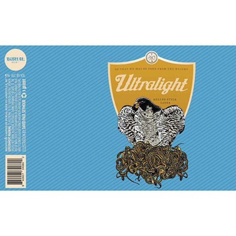Burial Beer Ultralight Helles-Style Lager 16OZ SINGLE CAN