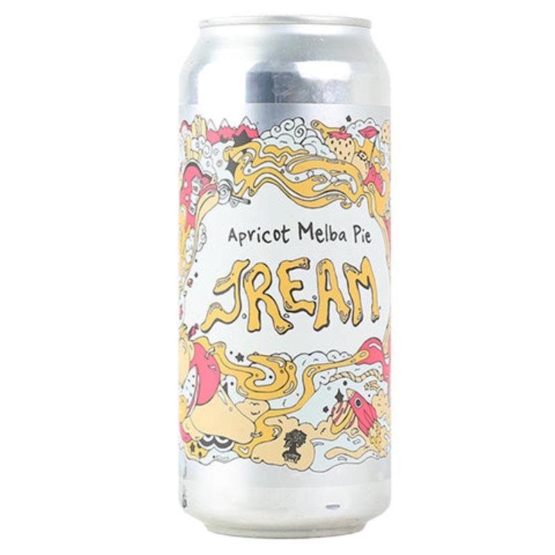 Burley Oak Apricot Raspberry Melba Pie JREAM Sour Ale 16OZ SINGLE CAN