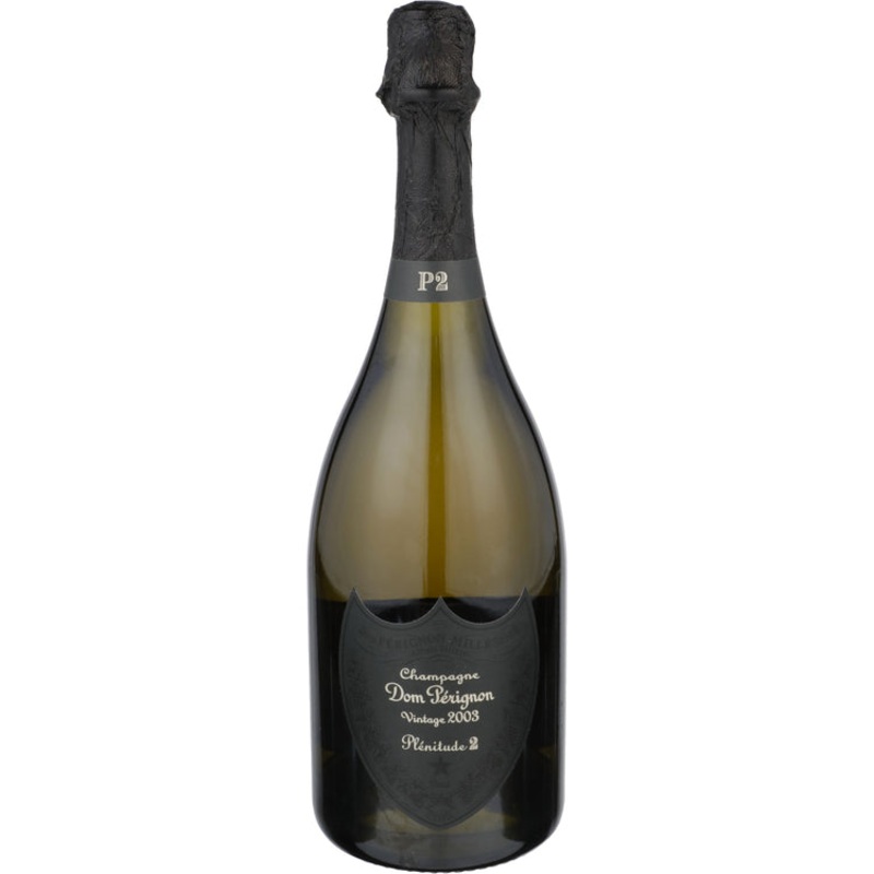 DOM PERIGNON CHAMPAGNE BRUT P2 PLENITUDE DEUXIEME 2003 WOOD BOX 750ML 750ML