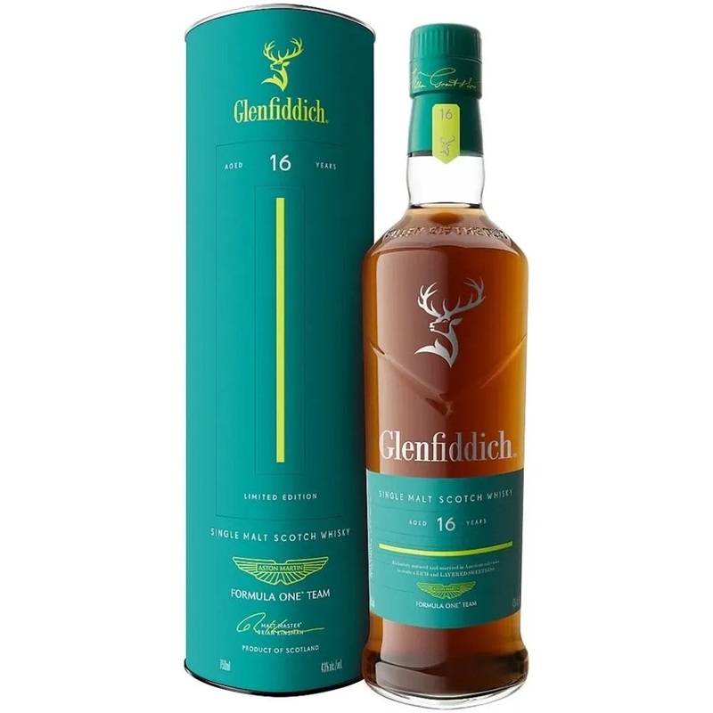 Glenfiddich x Aston Martin Formula One Team 16 Year Old Limited Edition 700ml