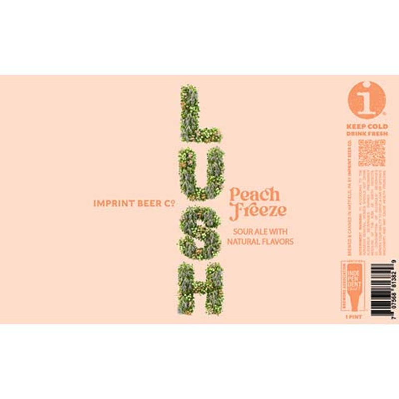 Imprint Lush Peach Freeze Sour 16OZ SINGLE CAN