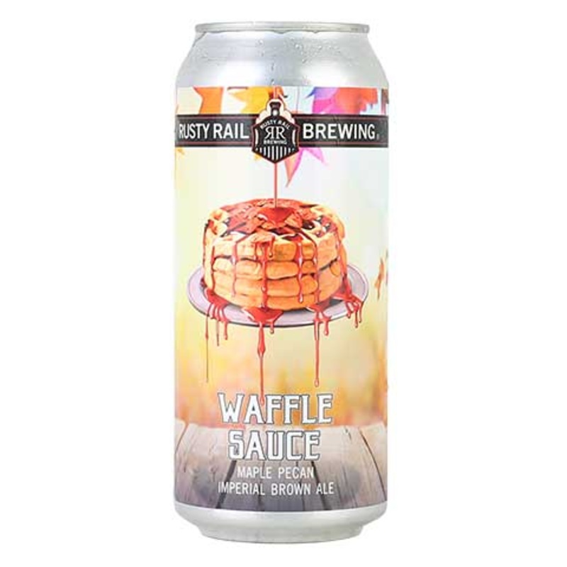 Rusty Rail Waffle Sauce – Maple Pecan Imperial Brown Ale 16OZ SINGLE CAN