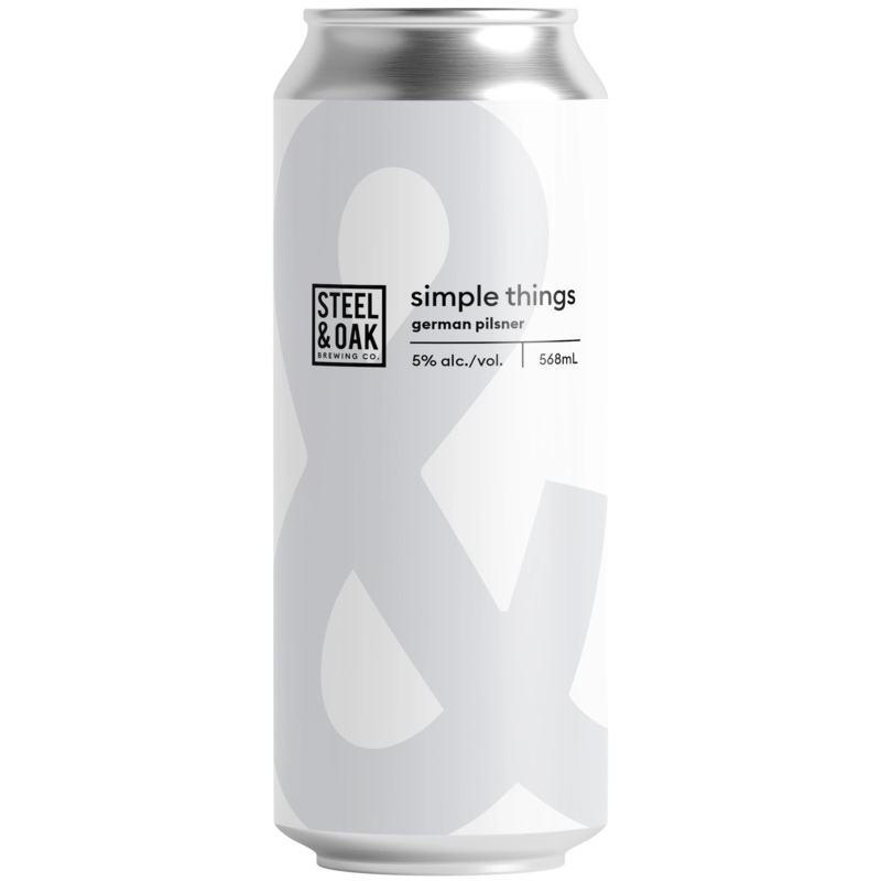 STEEL & OAK SIMPLE THINGS PILSNER 568ML CAN @ Kelowna [1056986] 568 ml
