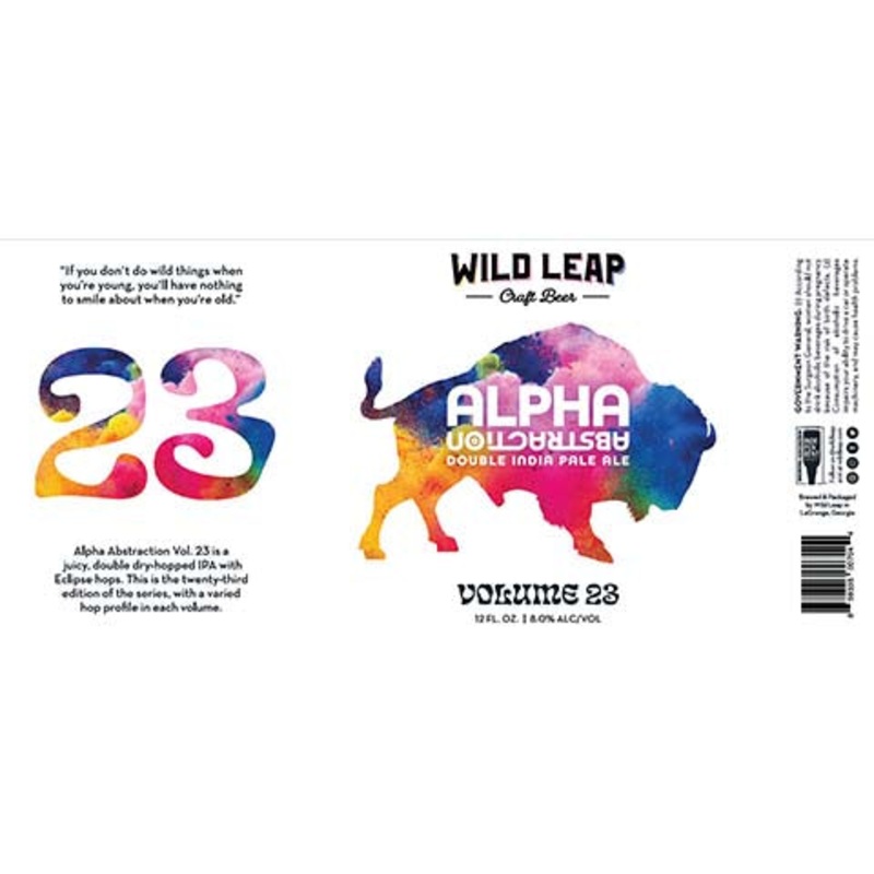 Wild Leap Alpha Abstraction Volume 23 IPA 12OZ SINGLE CAN