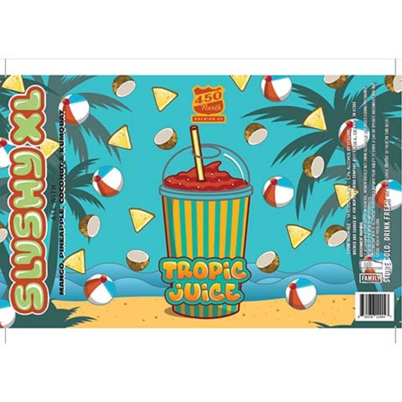 450 North Tropic Juice Slushy XL Ale 16OZ SINGLE CAN