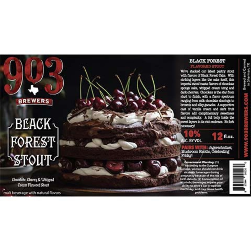 903 Black Forest Stout 12OZ SINGLE CAN