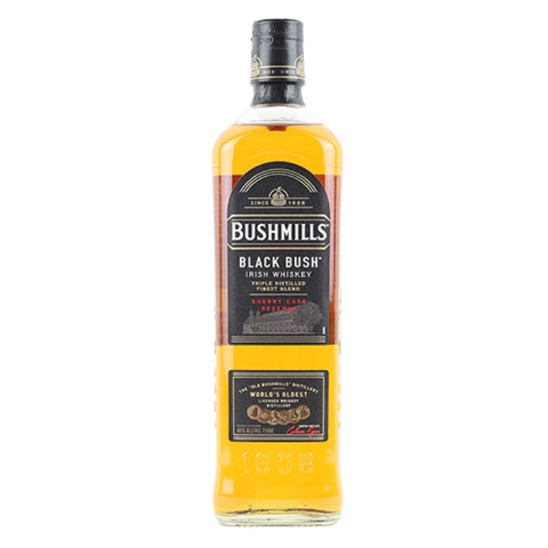 Bushmills Black Bush Sherry Cask Reserve Triple Distilled Irish Whiskey 750ML BTL
