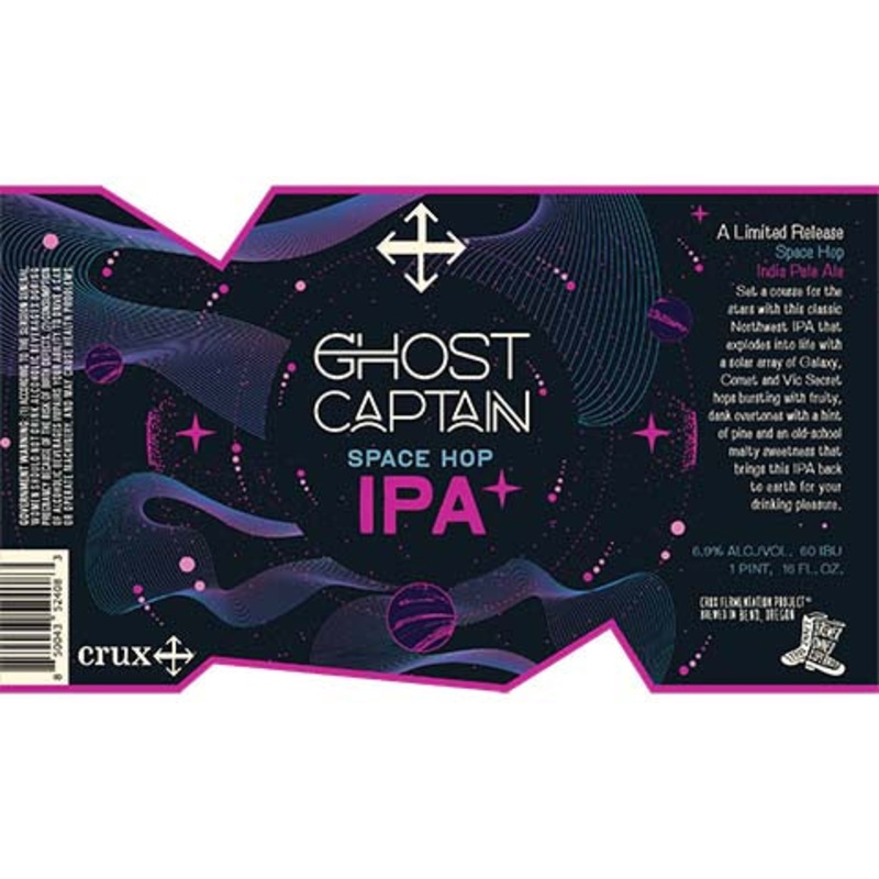 Crux Ghost Captain Space Hop IPA 16OZ SINGLE CAN