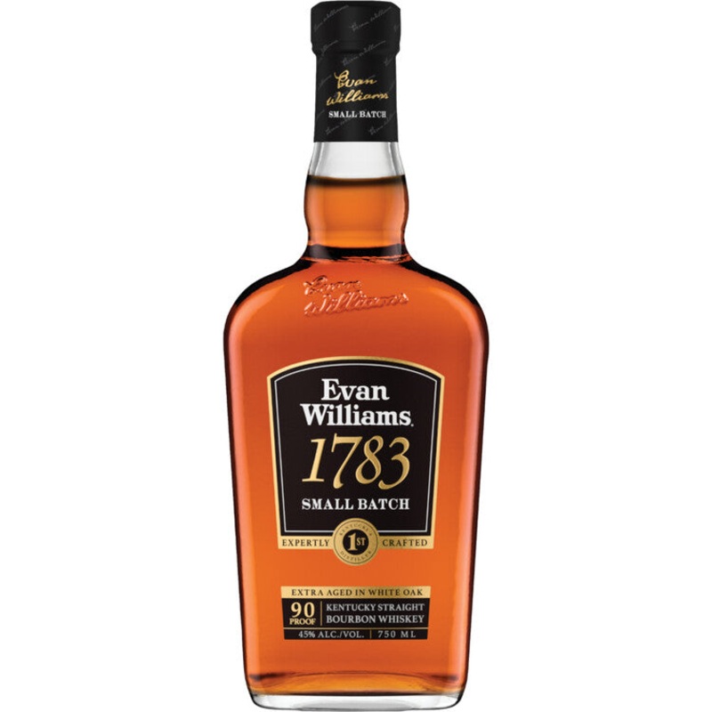 EVAN WILLIAMS STRAIGHT BOURBON 1783 SMALL BATCH 90 750ML 750ML