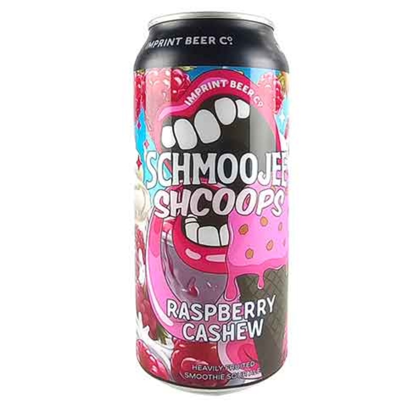 Imprint Schmoojee Shcoops Raspberry Cashew Ice Cream Sour 16OZ SINGLE CAN