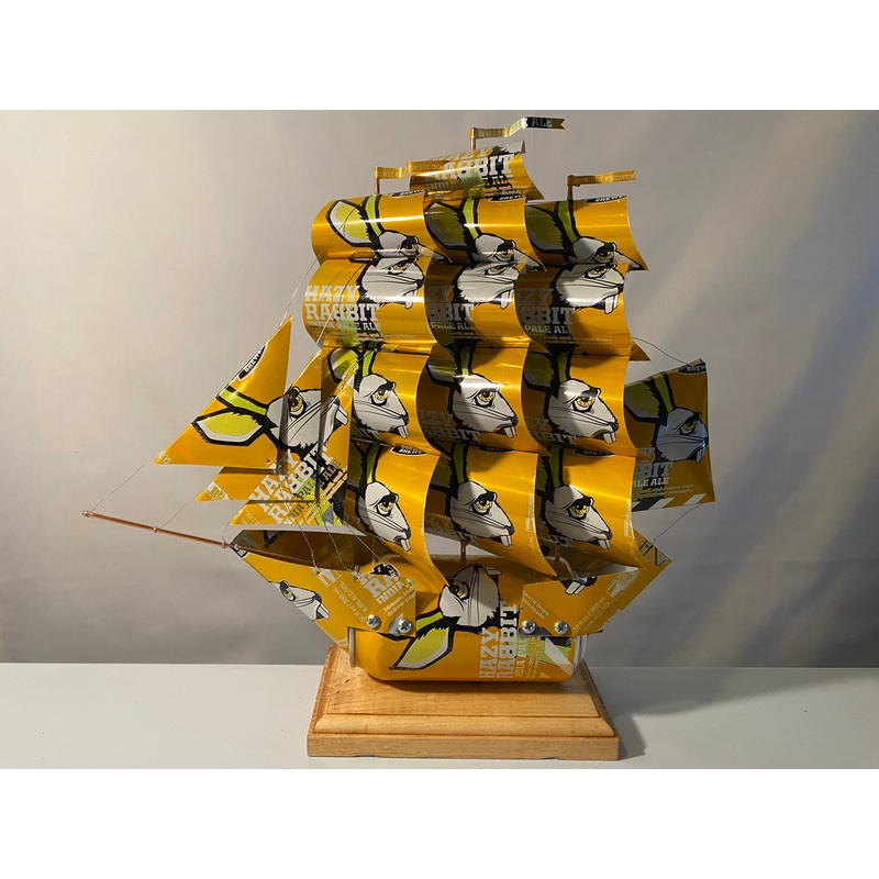 Lakefront Brewery Hazy Rabbit Beer Can Ship