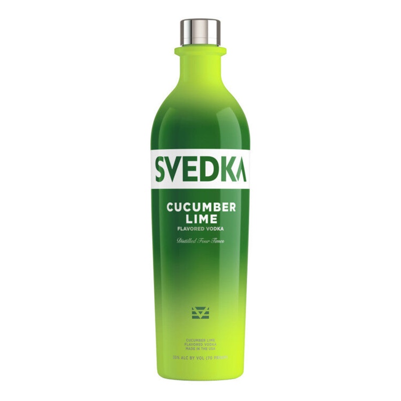 SVEDKA CUCUMBER LIME FLAVORED VODKA 70 750ML 750ML
