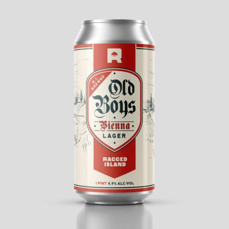 Beer RI Ragged Island 4pk Old Boys Lager